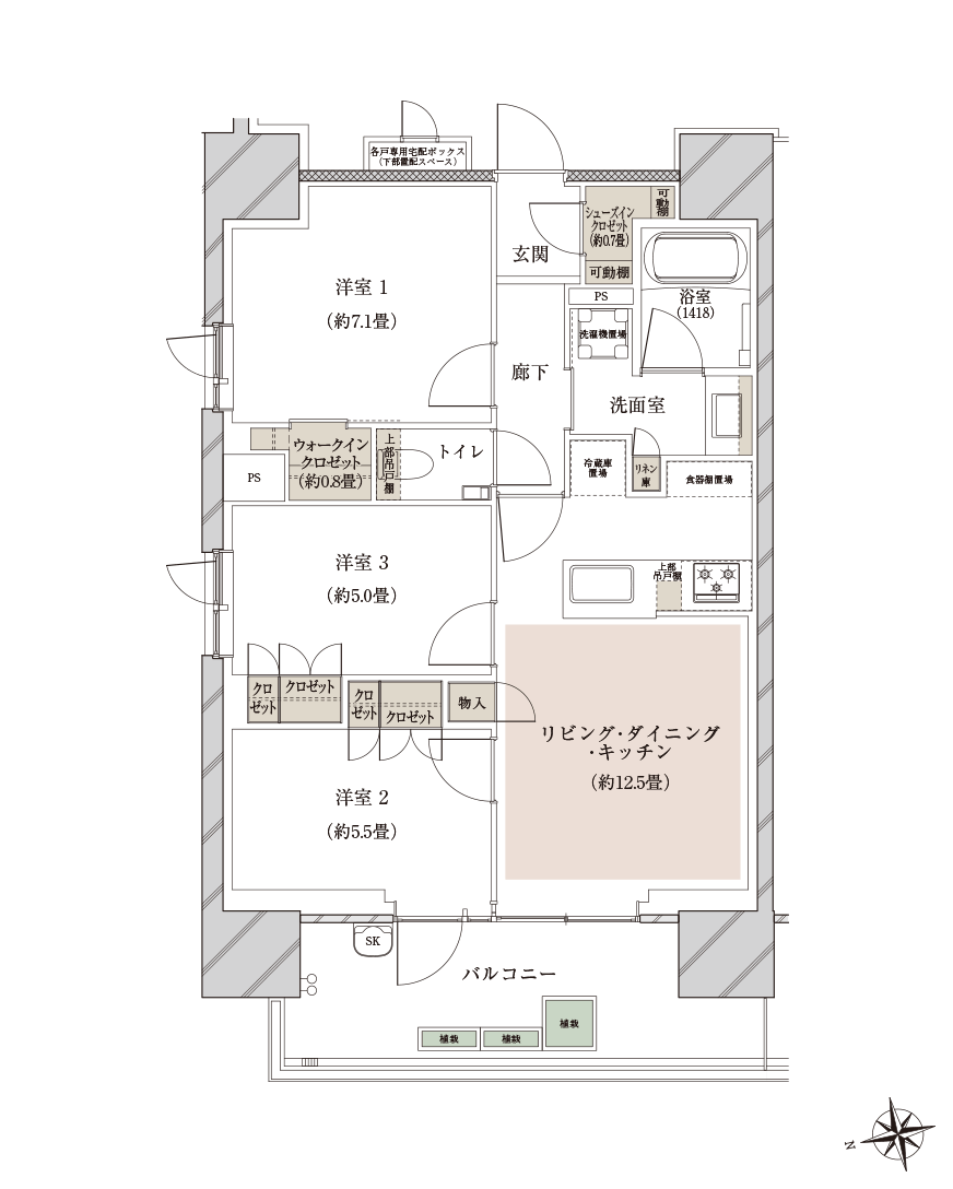 Dtype間取り図