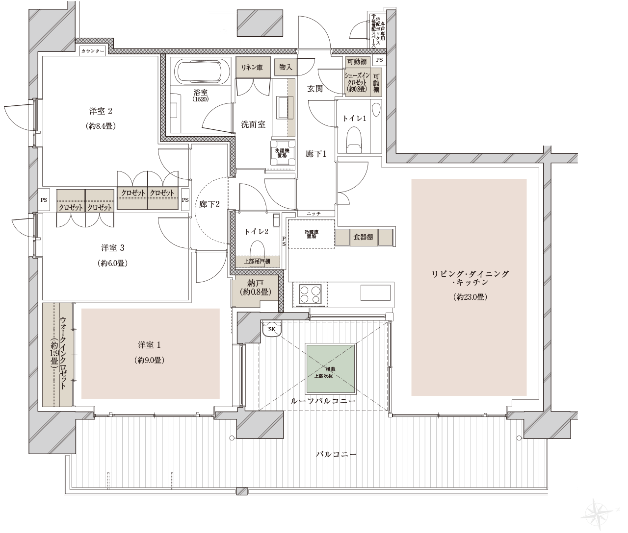 Ntype間取り図