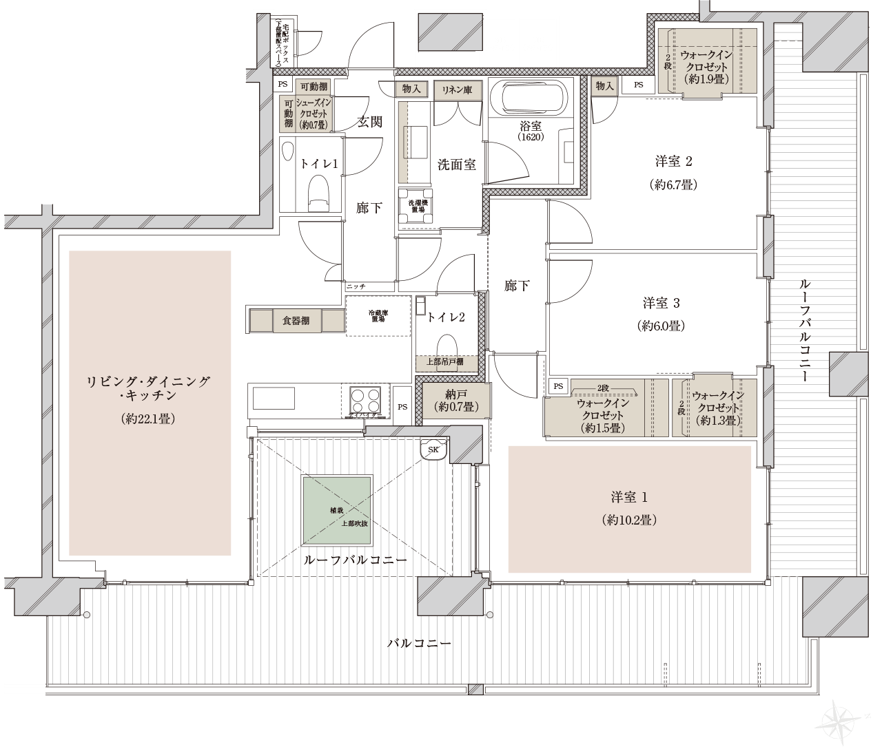 Otype間取り図